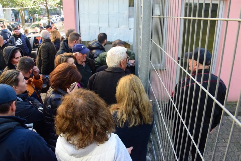 Arnavutluk'ta Beleri destek gösterisi düzenlendi