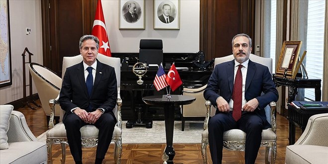 Bakan Fidan, Blinken'la görüşmesinde, Gazze'de acilen ateşkes istedi