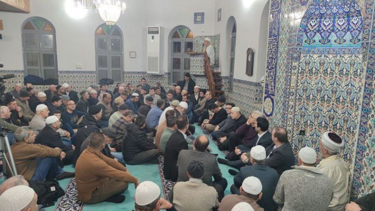 Gümülcine’de depremzedeler için mevlit okutuldu