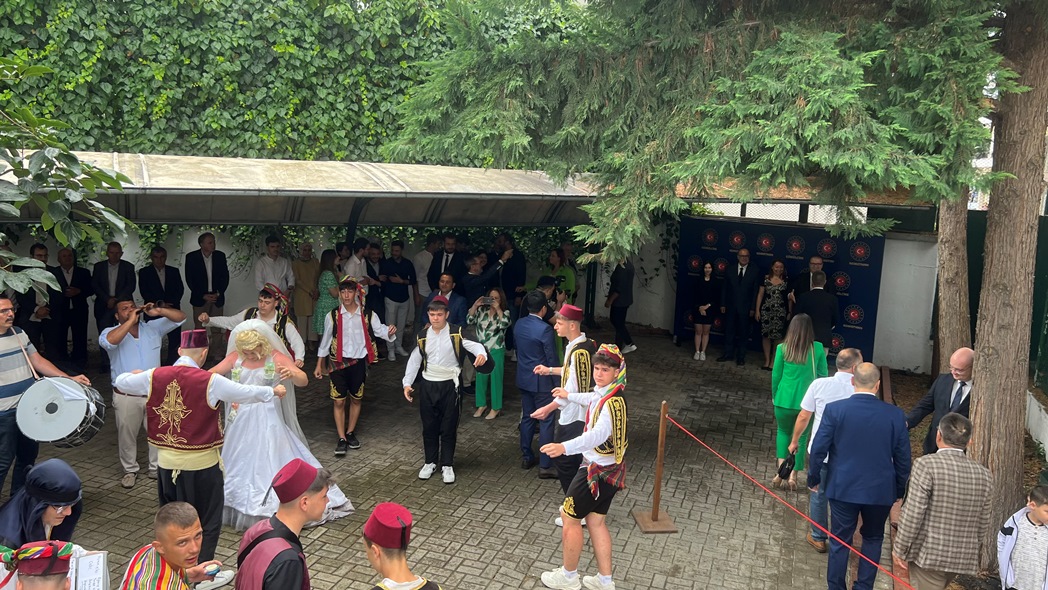 Türkiye Cumhuriyeti Gümülcine Başkonsolosluğu’ndaki Bayramlaşmaya yoğun katılım