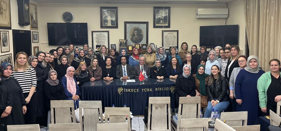 'İskeçe Türk Birliği Kadın Buluşmaları’nın bu haftaki konuğu İskeçe Müftüsü Mustafa Trampa oldu