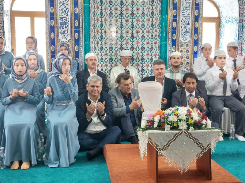 Ketenlik köyündeki hatime yoğun ilgi