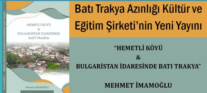 BAKEŞ’ten yeni yayın: “Hemetli Köyü – Bulgaristan İdaresinde Batı Trakya” kitabı okuyucuyla buluştu