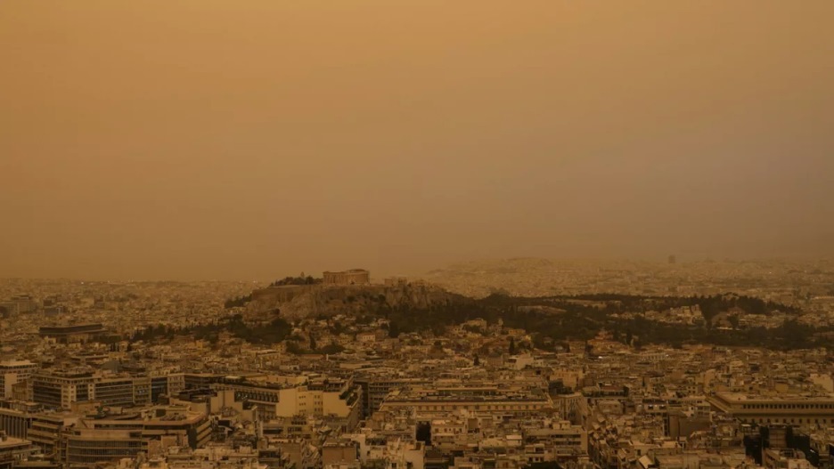 Dikkat! Afrika’dan Yunanistan’a çöl toz geliyor