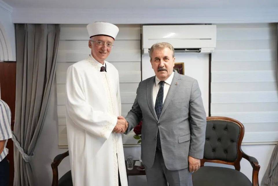 BBP Genel Başkanı Mustafa Destici Batı Trakya’da temaslarda bulundu