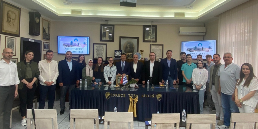 Ahmet Yesevi Üniversitesi İskeçe Türk Birliği’nde tanıtıldı