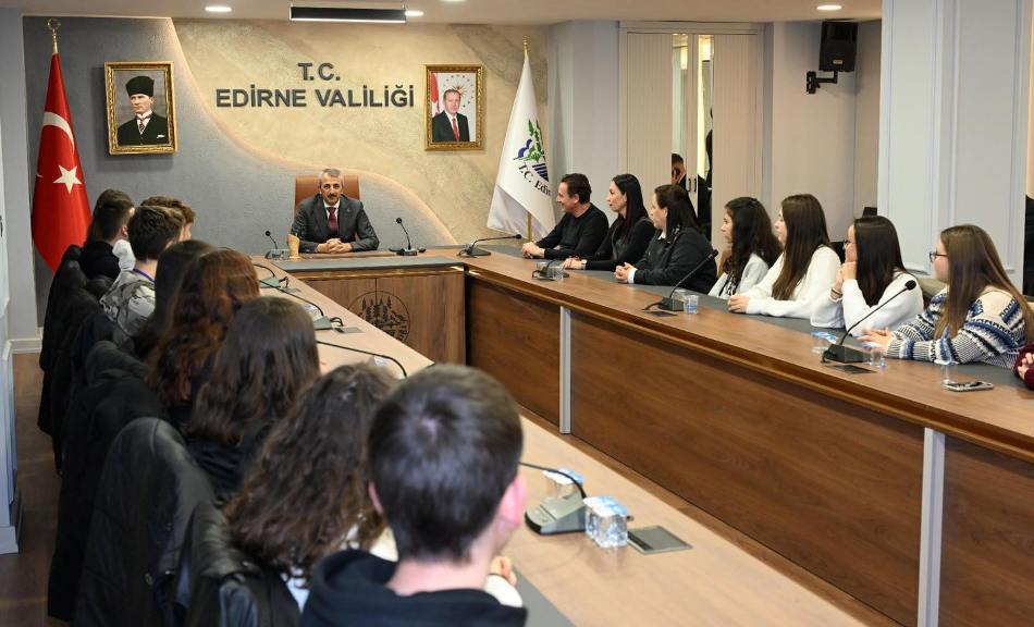 BTAYT Derneğinden Edirne Valisi Yunus Sezer’e ziyaret