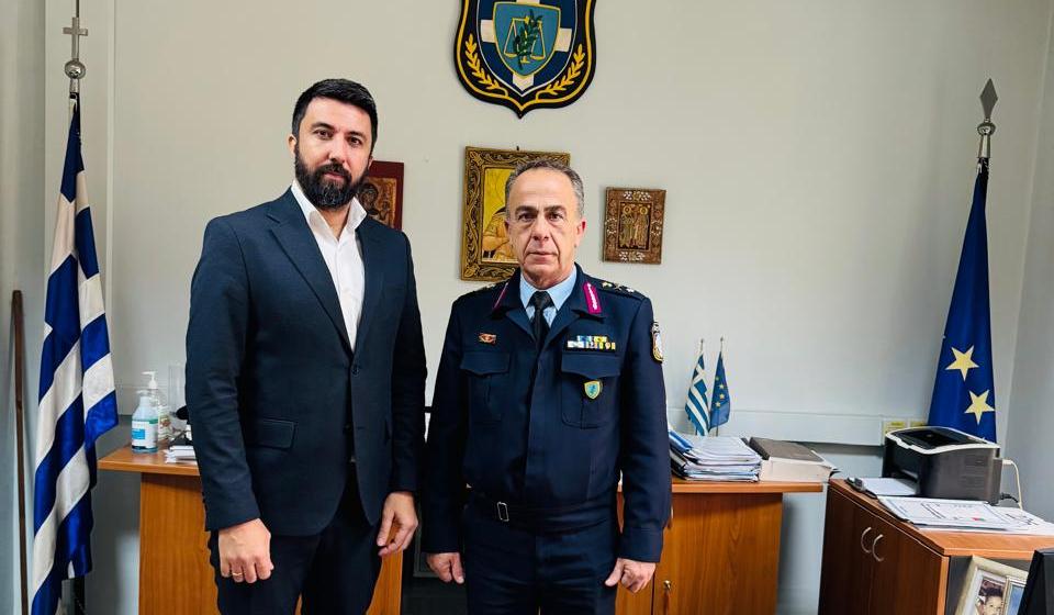 Milletvekili Ferhat’tan Rodop İli Emniyet Müdürü Souliotis’e ziyaret