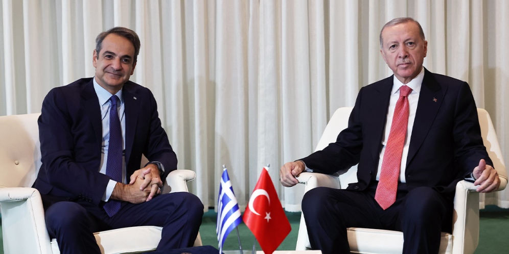 Erdoğan ve Miçotakis New York’ta bir araya geldi