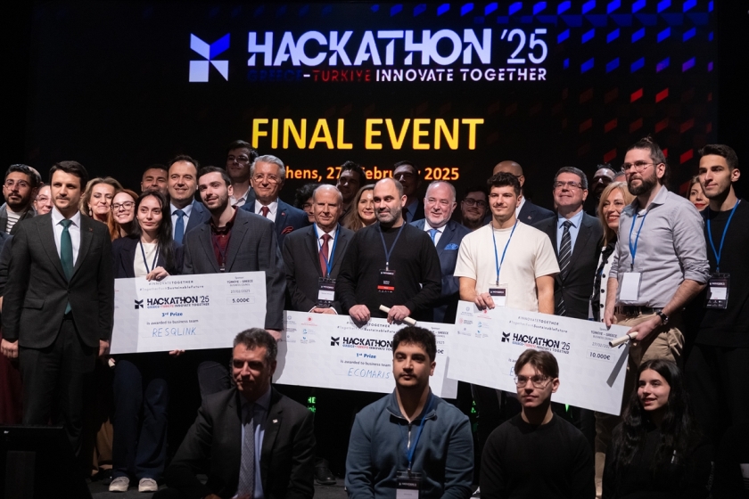 Türkiye-Yunanistan Hackathonu'nun finali Atina'da yapıldı