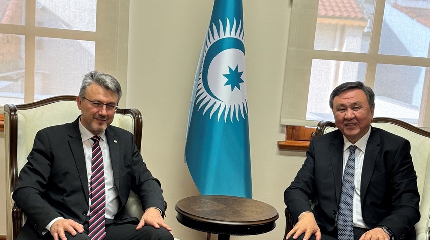 Habip Oğlu, Türk Devletleri Teşkilatı Genel Sekreteri Ömüraliyev ile görüştü