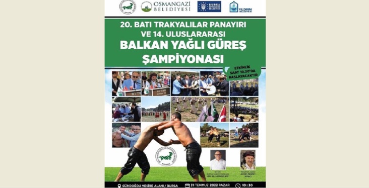 Batı Trakyalılar Bursa’daki panayırda buluşuyor