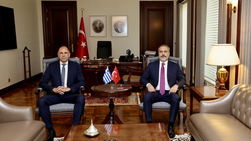 Türkiye Dışişleri Hakan Fidan, Yunan mevkidaşı Gerapetritis ile görüştü