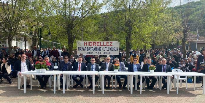 Ilıca’da Hıdrellez şenliklerinde soydaşlar bir araya geldi