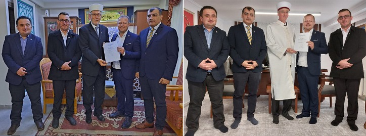 Batı Trakya Fenerbahçeliler Derneğinden İskeçe ve Gümülcine müftülerine ziyaret