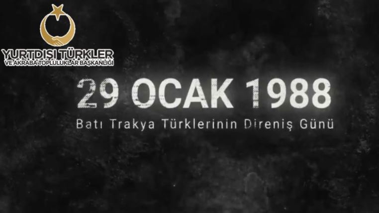 YTB’den 29 Ocak videosu