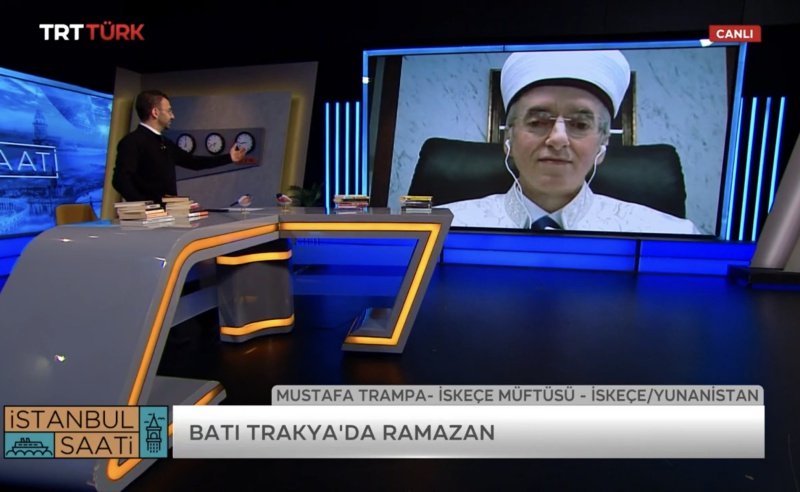 Müftü Trampa, TRT Türk’ün konuğu oldu