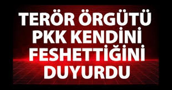 Terör örgütü PKK kendini feshetti