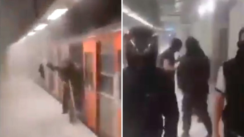 Aşırı sağcı gruplar metroya benzin döktü