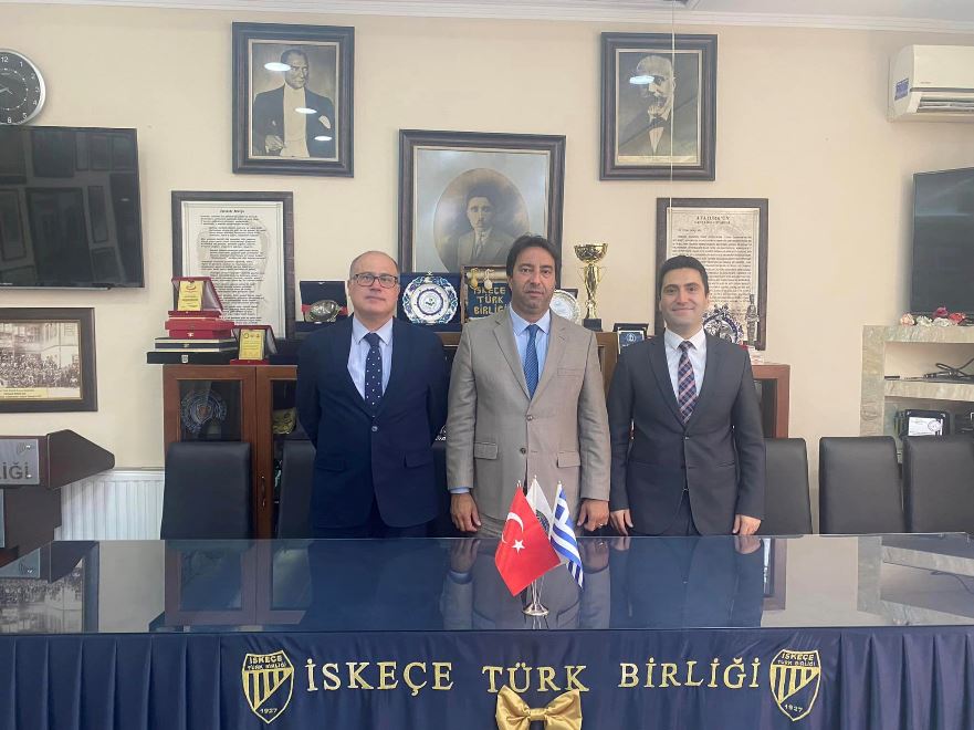 Muavin Konsoloslardan İTB ve İskeçe Müftülüğüne veda ziyareti