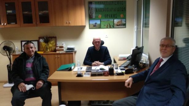 Müftü İbrahim Şerif, Koopratif Başkanı Sinan Ahmet’i ziyaret etti