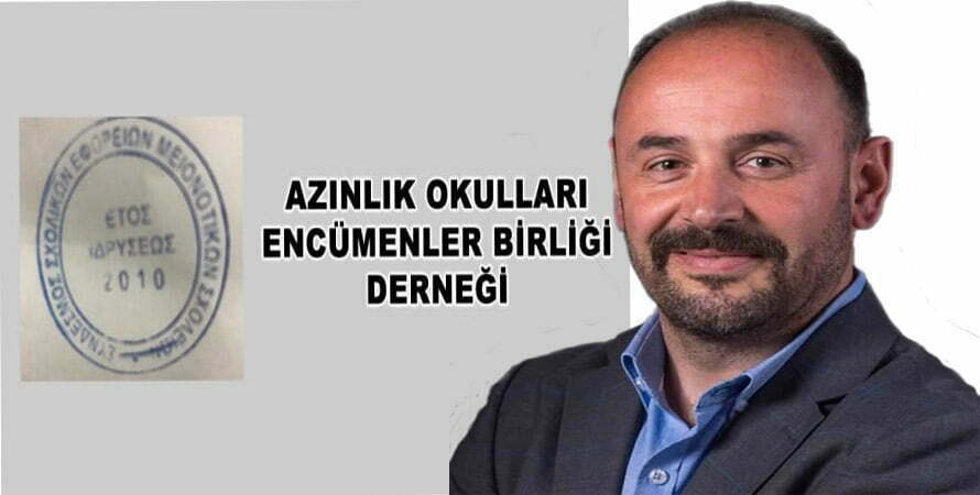 Encümenler Birliği Başkanı Ahmet Kara, azınlık eğitimi sorumlusu Vasilis Simeonidis’le görüştü