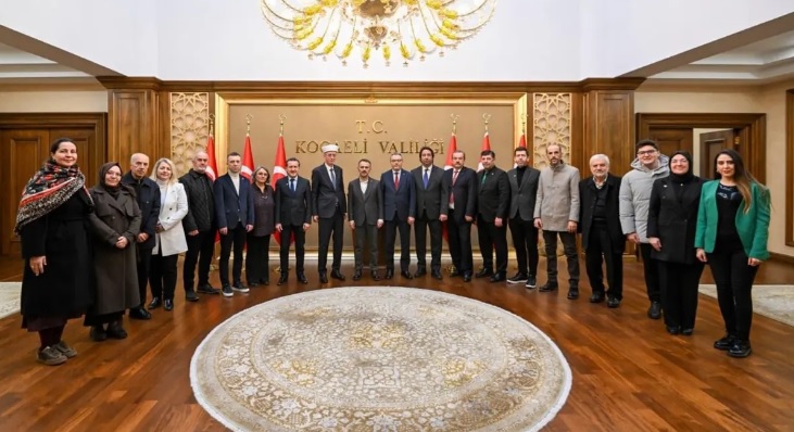 Batı Trakya Türkleri heyeti Kocaeli Valisi Aktaş’ı ziyaret etti