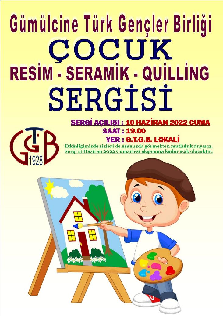 GTGB'de çocuklara yönelik sergi