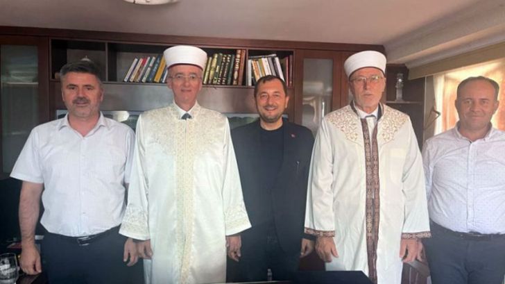 İskeçe Müftüsü Mustafa Trampa'ya ziyaretler devam ediyor