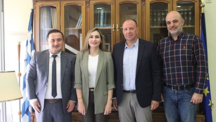 Selanik Ticaret Ataşesi Dr. Gülcan İren, Rodop Esnaf ve Sanatkarlar Odası'nı ziyaret etti