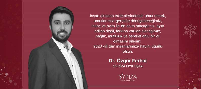 Özgür Ferhat’tan yeni yıl mesajı