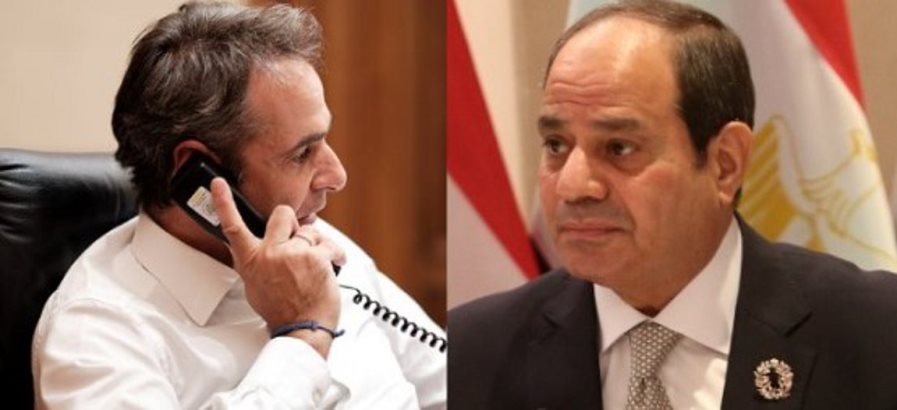 Miçotakis, Mısır Cumhurbaşkanı Sisi ile görüştü