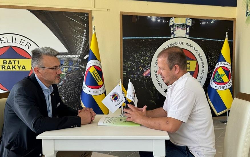 ABTTF’den Batı Trakya Fenerbahçeliler Kültür ve Spor Derneği’ne ziyaret