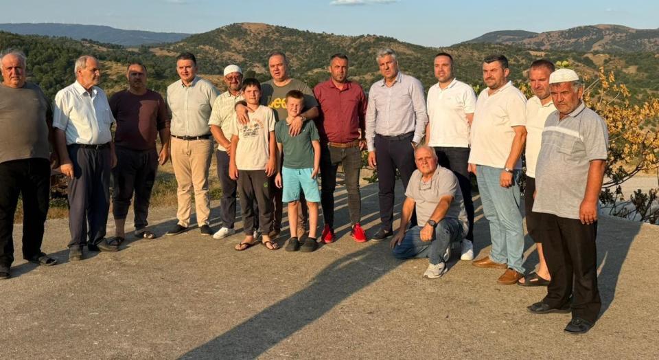 Belediye Başkanı Erdem Hüseyin ve DMT Bölge Başkanı Topsidis, Üşekdere köyünü ziyaret etti