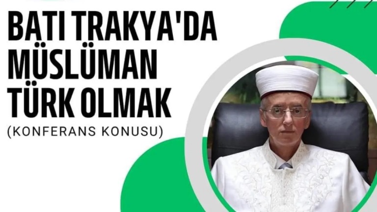 İskeçe Müftüsü Mustafa Trampa Edirne'deki konferansa konuşmacı olarak katılacak