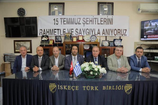 CHP heyetinden İskeçe Türk Birliği ziyareti