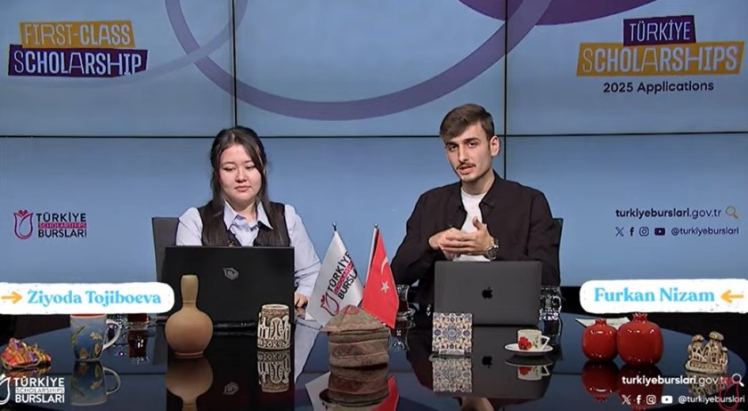 “Türkiye Bursları” programının tanıtımı için çevrim içi toplantı düzenlendi