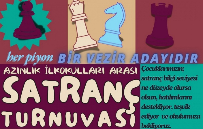 Azınlık İlkokulları Arası Satranç Turnuvası başlıyor