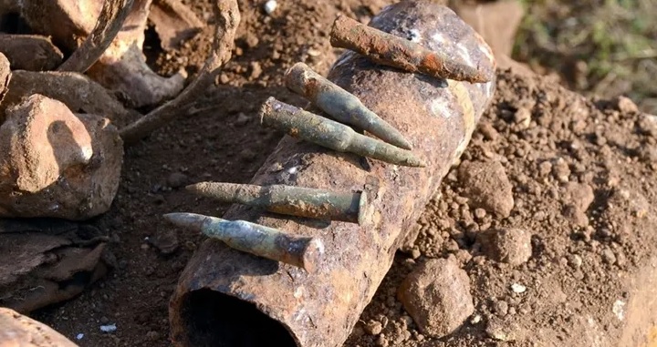 Yanya’da 2. Dünya Savaşı'ndan kalma mühimmat bulundu