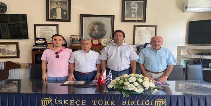 Türkiye Yargıtay Mahkemesi Üyesi Bilgin Başaran, İskeçe Türk Birliği’ni ziyaret etti