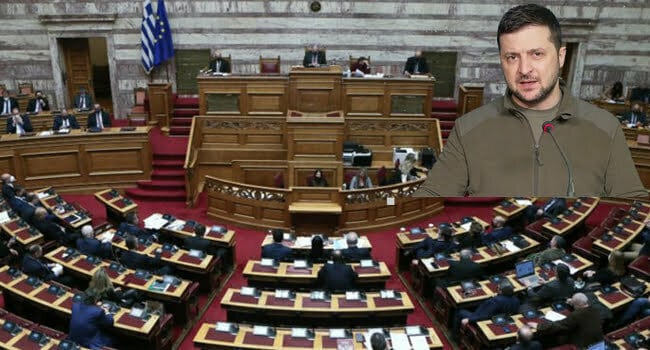 Zelenskiy, 7 Nisan’da Yunan Meclisinde konuşacak