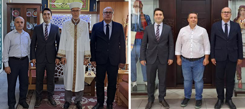 Muavin Konsoloslardan GTGB ve Gümülcine Müftülüğüne veda ziyareti